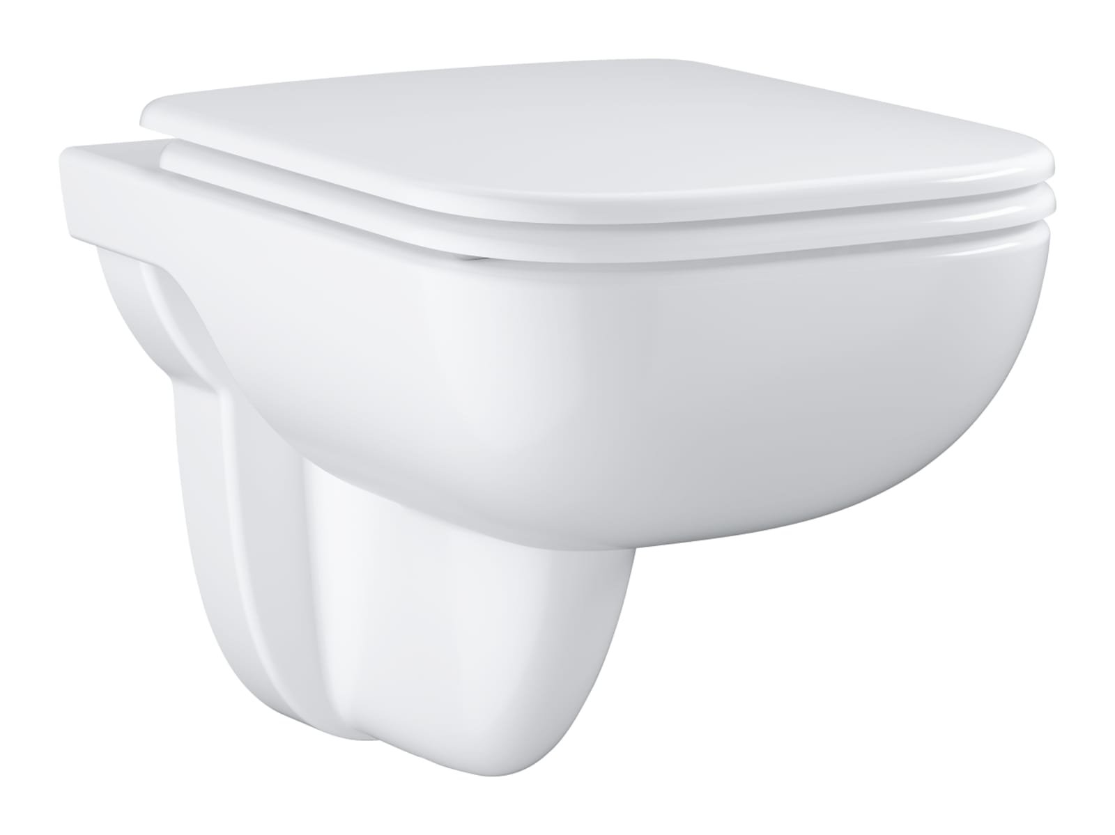 Grohe Start Edge wc set, hangend toilet diepspoel, rimless met zitting softclose, wit