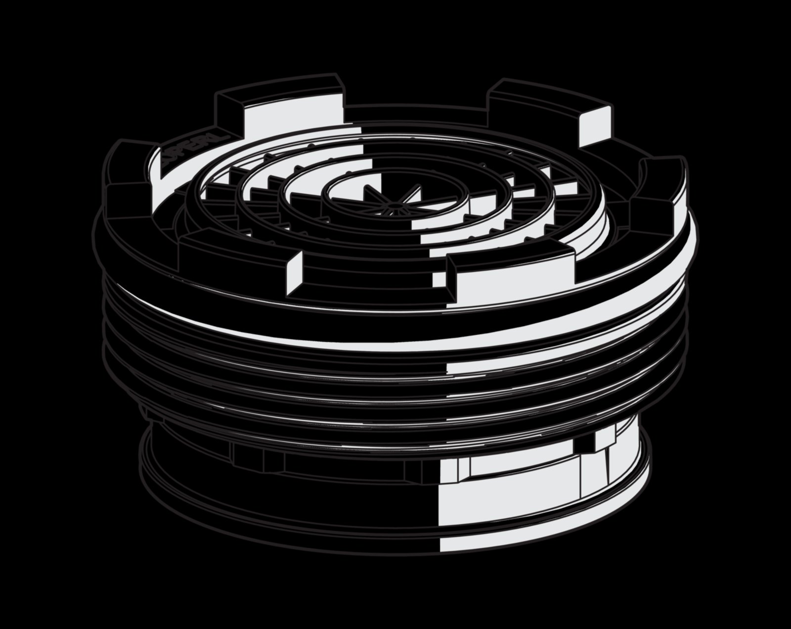 HANSA Perlator en sleutel M21.5x1 HC B