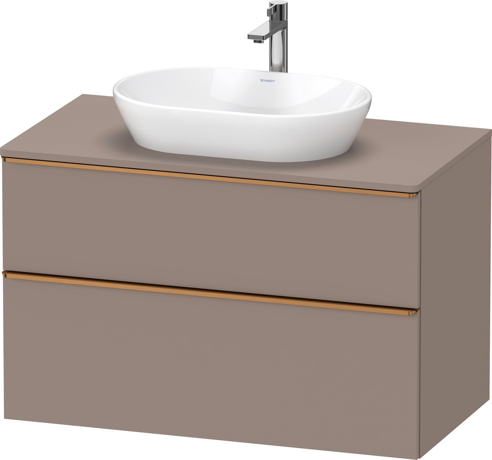 D-Neo Console wastafelonderbouw hangend Basalt Mat (1200895172)