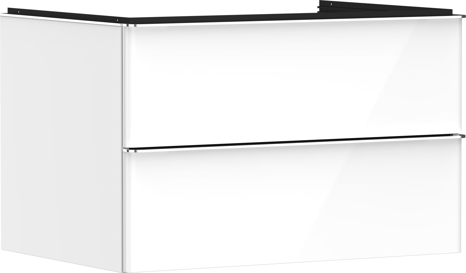 Hansgrohe Xelu Q meubel High Gloss White 780/550 met 2 lades consoles met waskom (1200771405)
