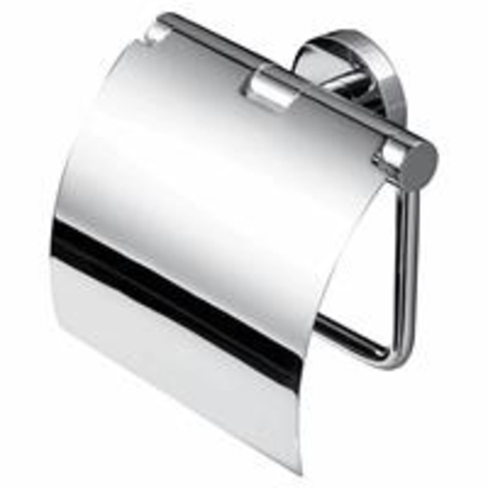 Geesa Nemox closetrolhouder met klep chroom