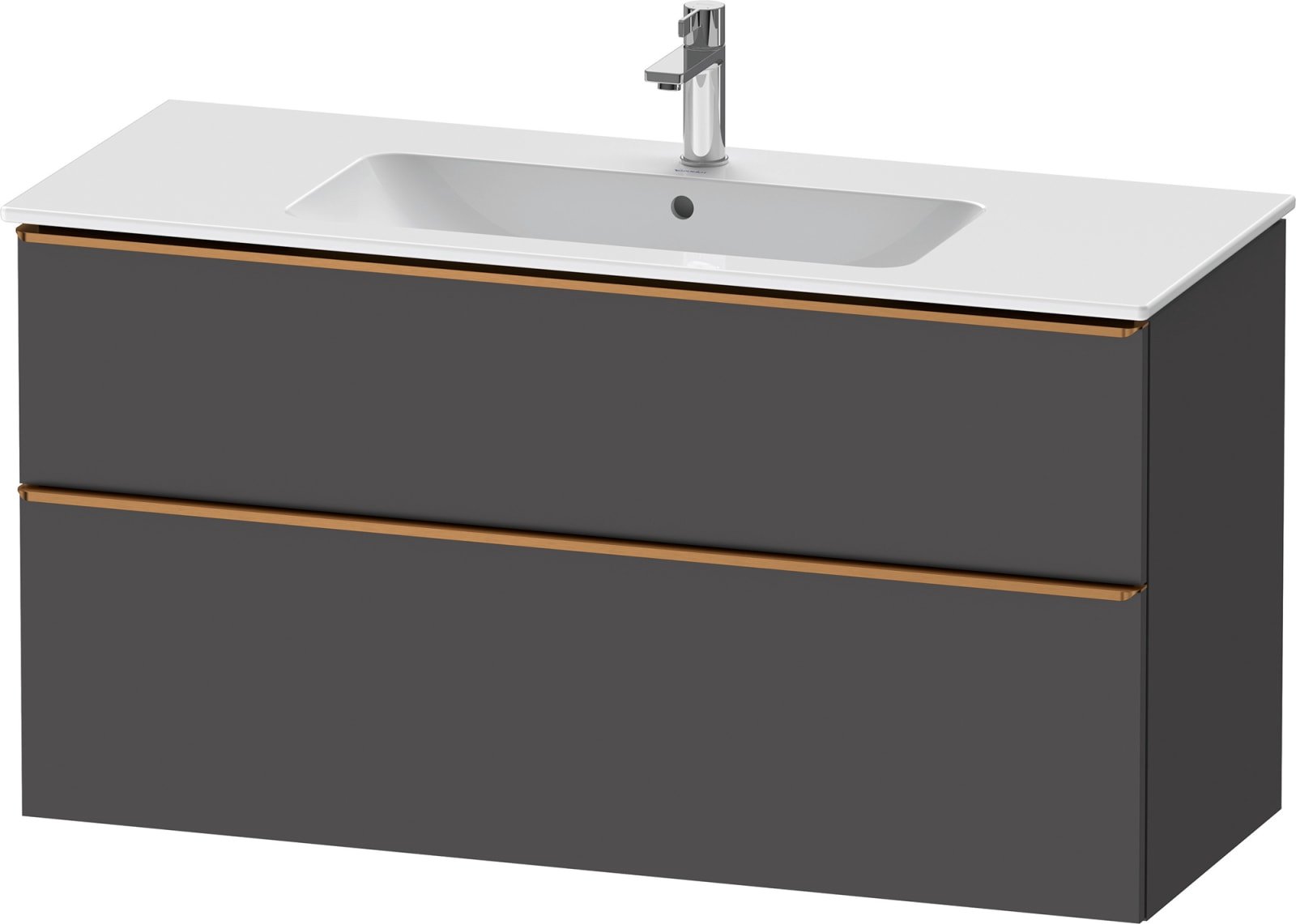 D-Neo Wastafelonderbouw hangend Grafiet Mat (1200894111)