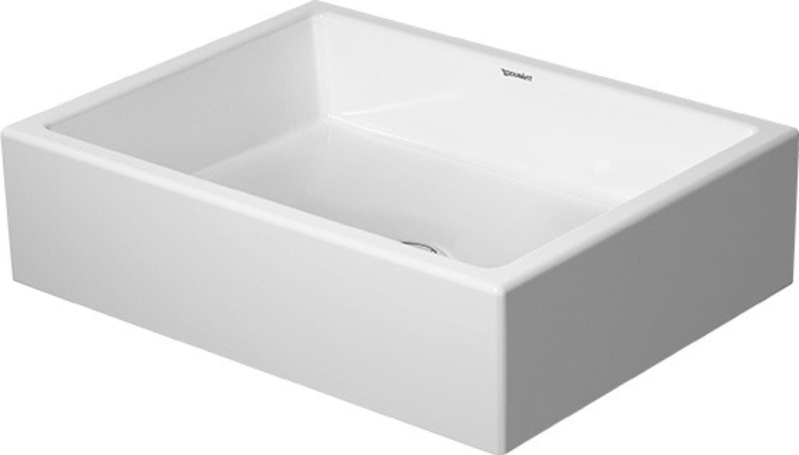 Duravit Vero Air Opzetwastafel 500 mm Wit Hoogglans, aantal kraangaten per wasplaats: 0, geslepen – 2351500000
