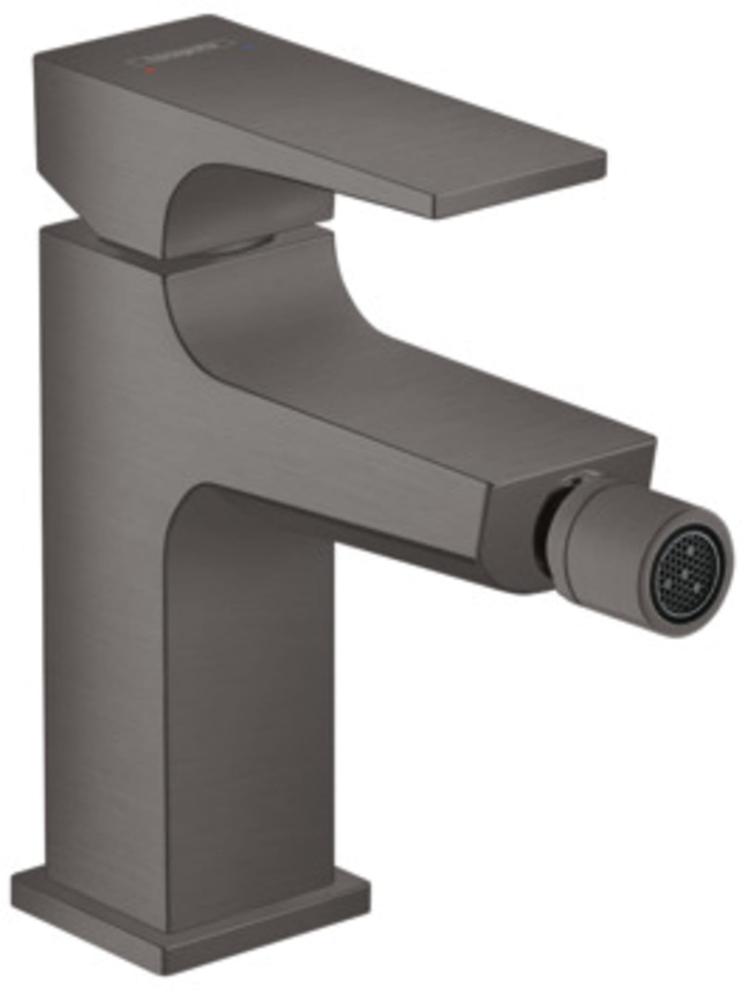 Hansgrohe, Bidetmengkraan, Metropol, 1-greeps, geborsteld zwart chroom