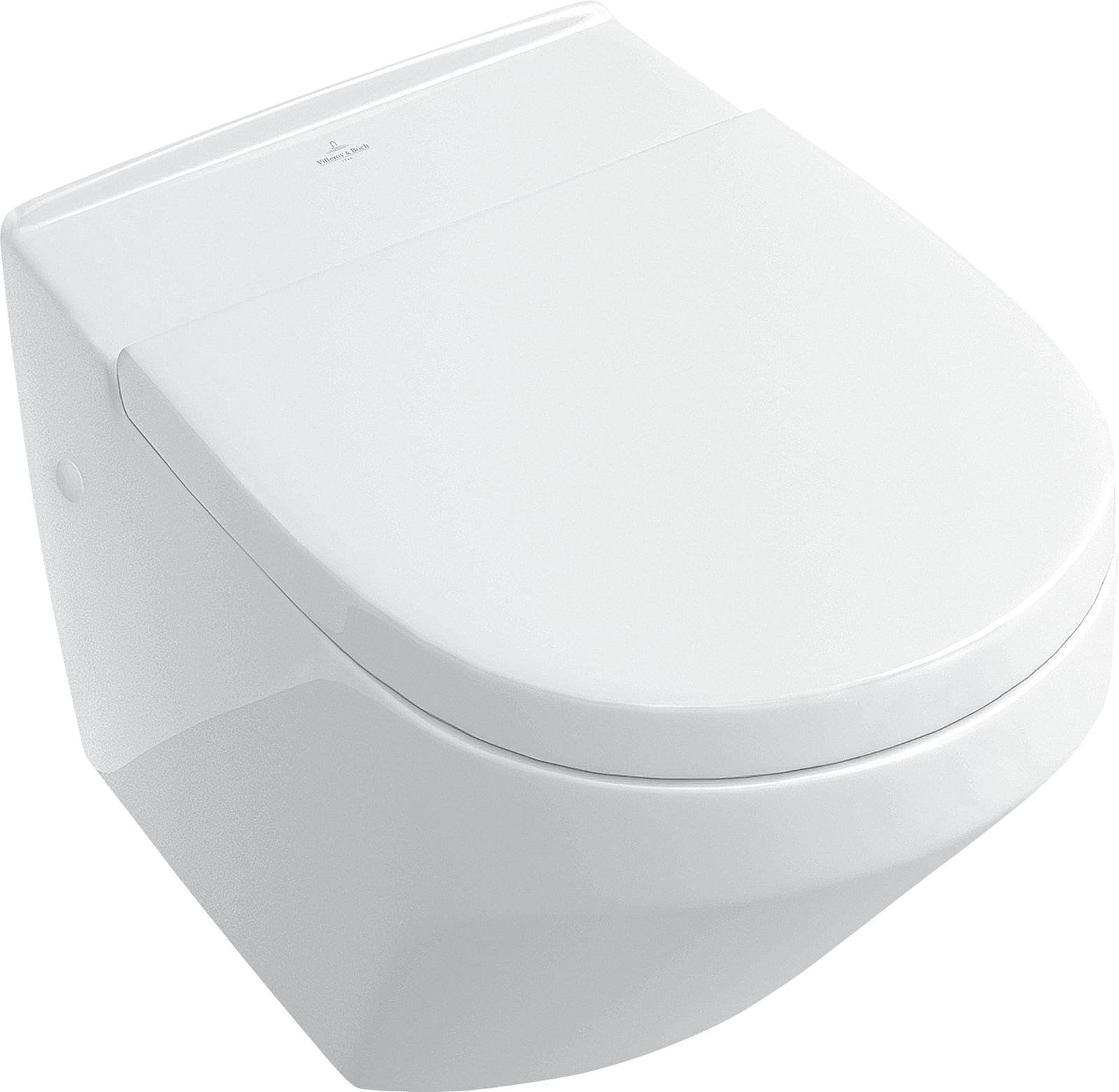 Villeroy & Boch, Lifetime closetzitting met deksel, scharnier: RVS, softclose, afneembaar, top montage, kleur: wit