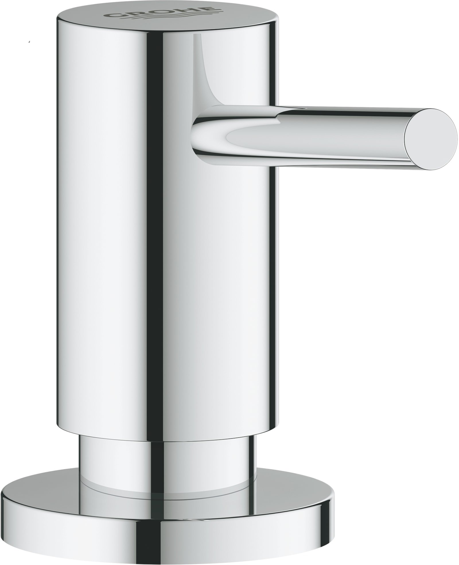 Grohe Cosmopolitan, Zeepdispenser, inbouw, met drukknop, 1-gats, 500ml vulhoeveelheid, chroom