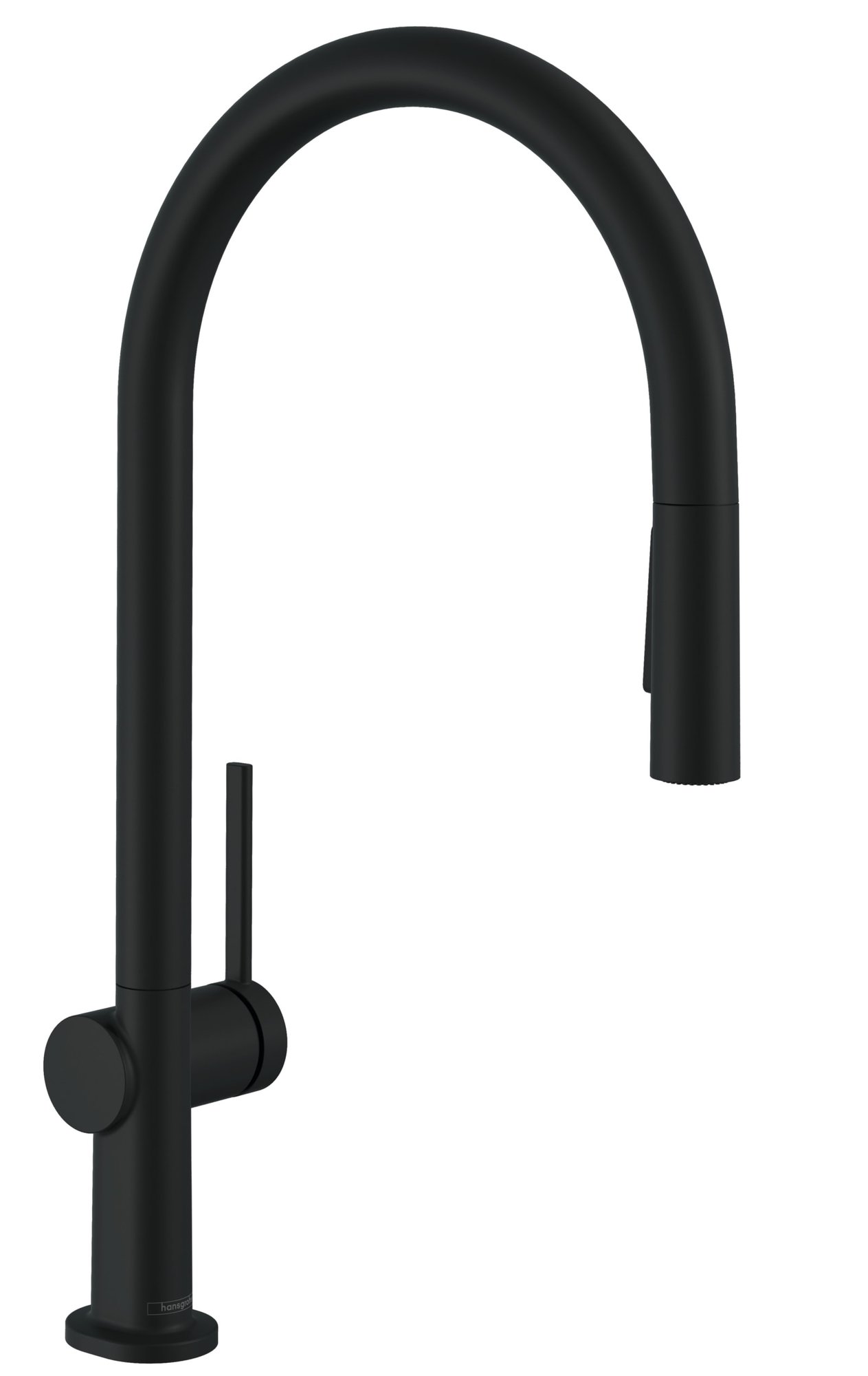 Hansgrohe Talis M54 ééngreeps keukenmengkraan 210 met uittrekbare vuistdouche, 2 straalsoorten, mat zwart
