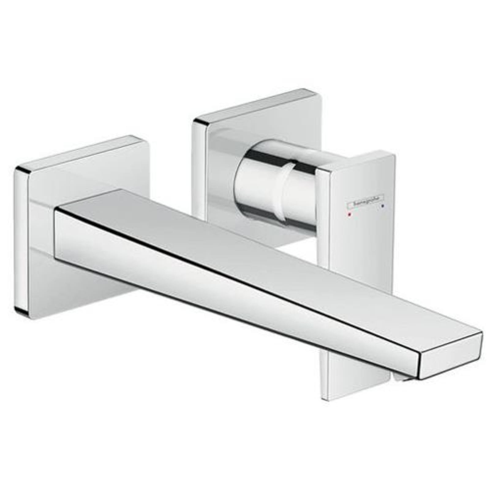 Hansgrohe Metropol ééngreeps inbouw wastafelmengkraan voor wandmontage met uitloop 225 mm, chroom