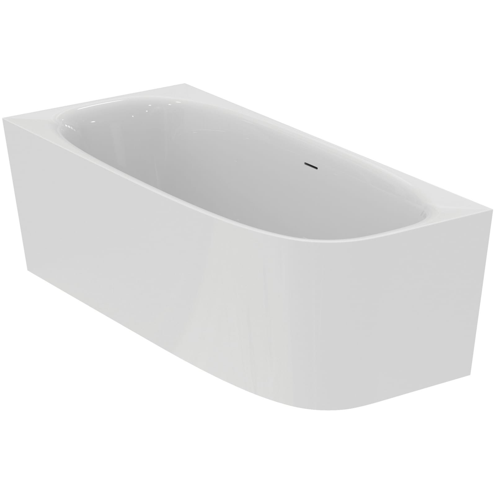 DEA | RUIMTEBESPAREND BAD 1800X800X610 MM LINKS GLANZEND WIT