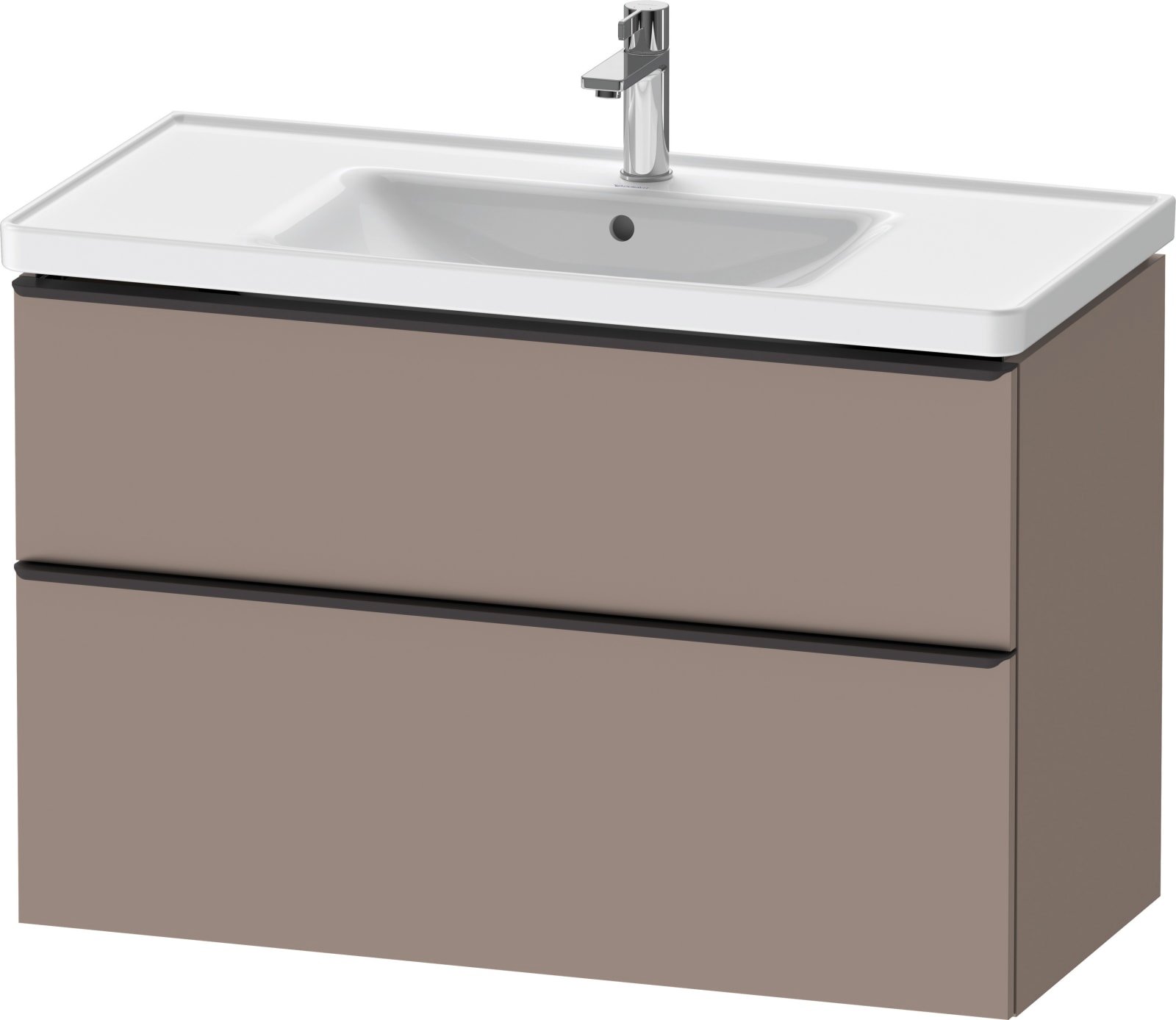 DURAVIT D-Neo Wastafelonderbouw hangend Basalt Mat (1200895314)