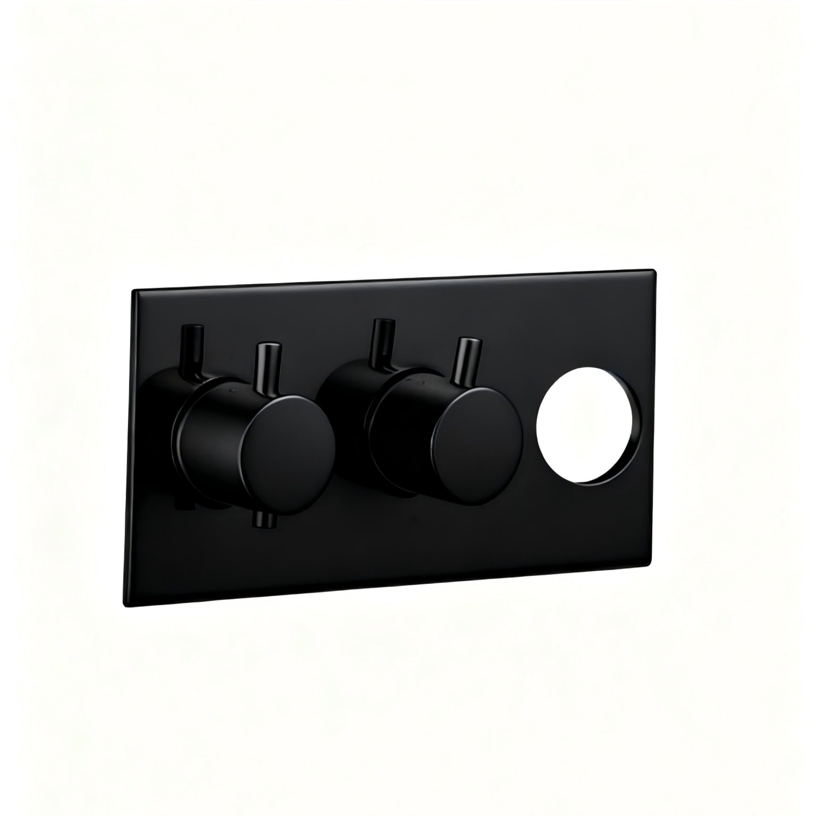 Blue Label service afbouwset voor 003 inbouwdouche mat zwart, onderdelen 15, 16, 17, 18, 19, 20, 23, 24, 25, 26, 27, 29, 30, 31