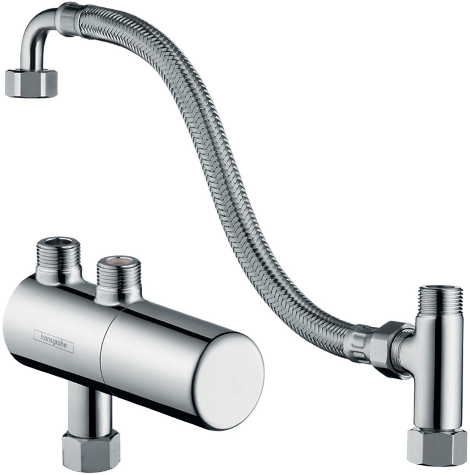 Hansgrohe Ecostat onderbouw thermostaat voor hoekstopkraan chroom
