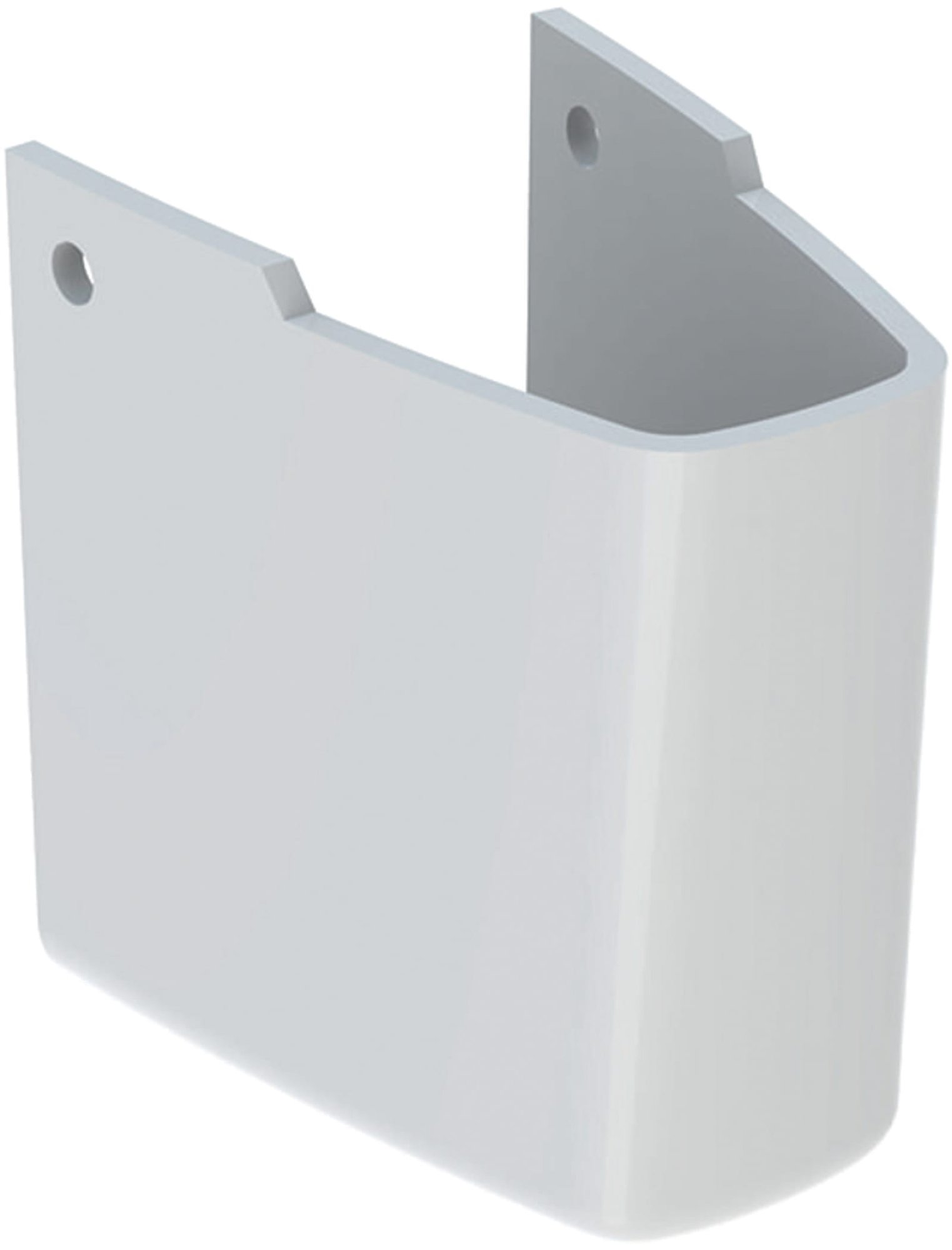 Geberit Renova Plan, Sifonkap, keramiek, vuilafstotend, 325 x 225 x 300mm (HxBxD), wit (met bevestigingsmateriaal)