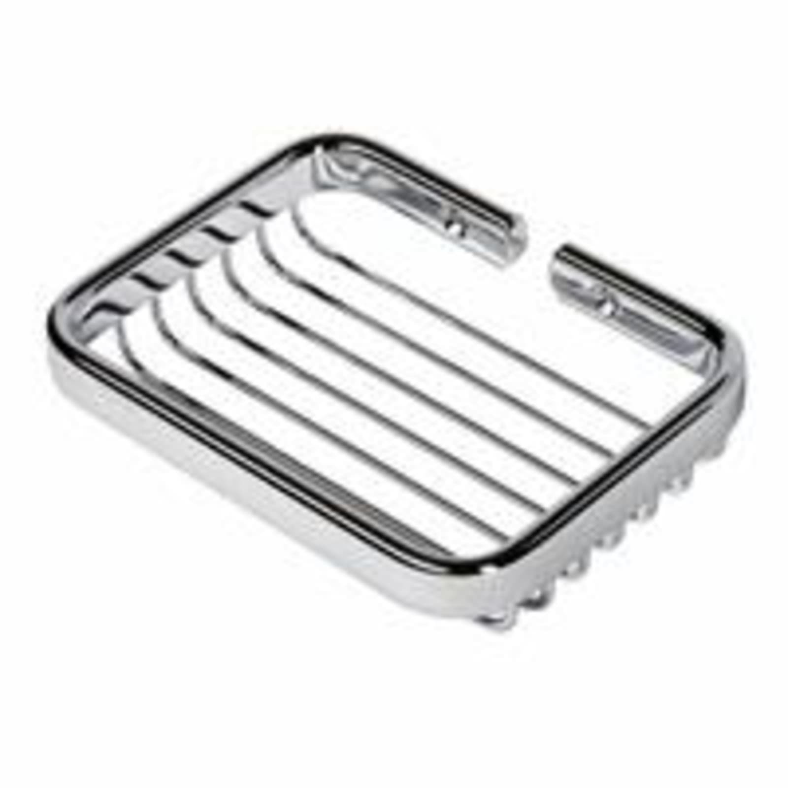 Geesa Basket zeephouder, plat staf, messing, hxbxd 29x123x94mm, kleur chroom