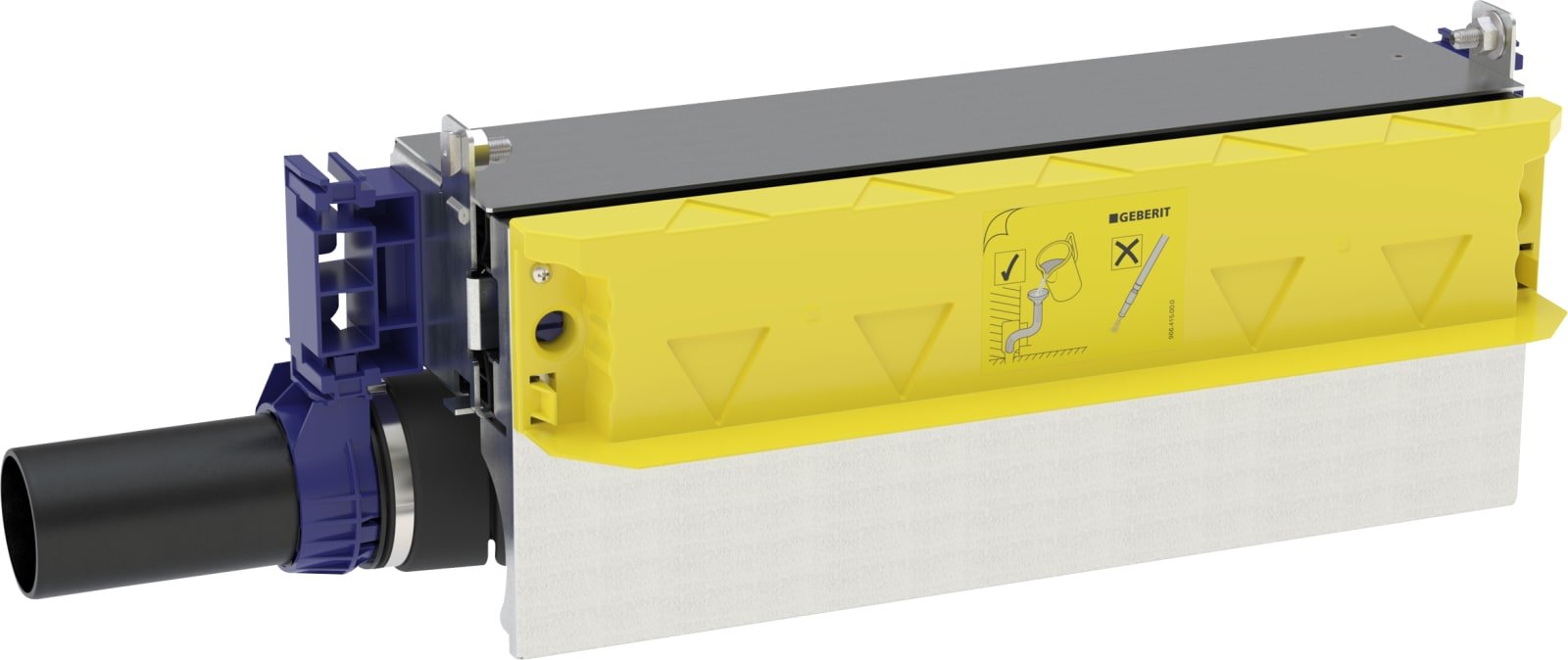Geberit GIS douchewandgoot H16,4cm d50mm