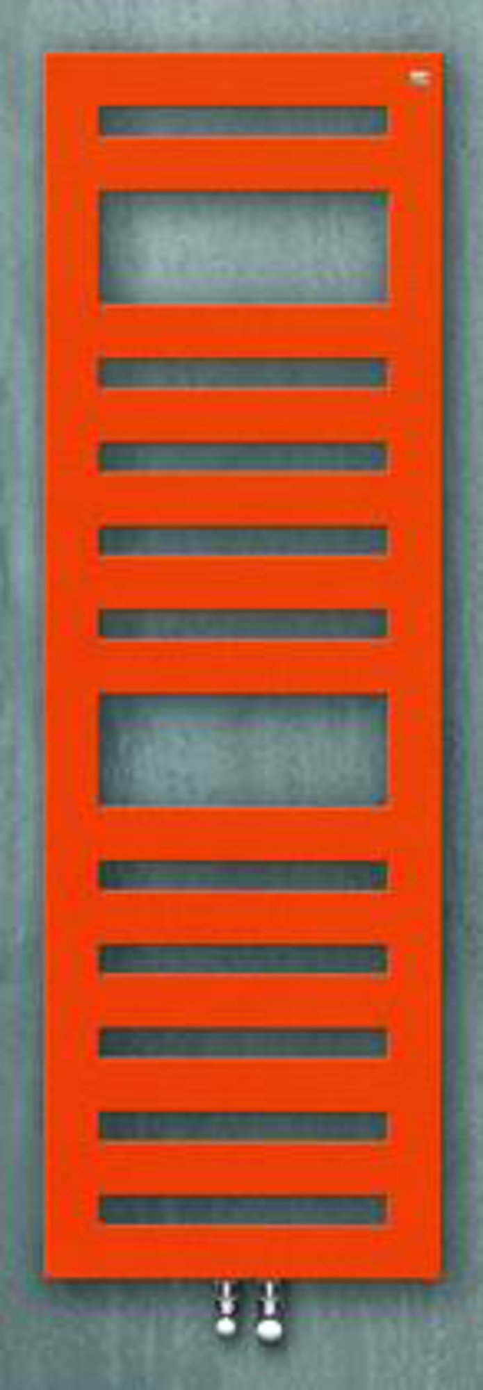 Zehnder Metropolian radiator 889W, recht, verticaal, buis ovaal, 4 aansluitingen, hxlxd 1750x600x39mm, glanzend wit RAL9016