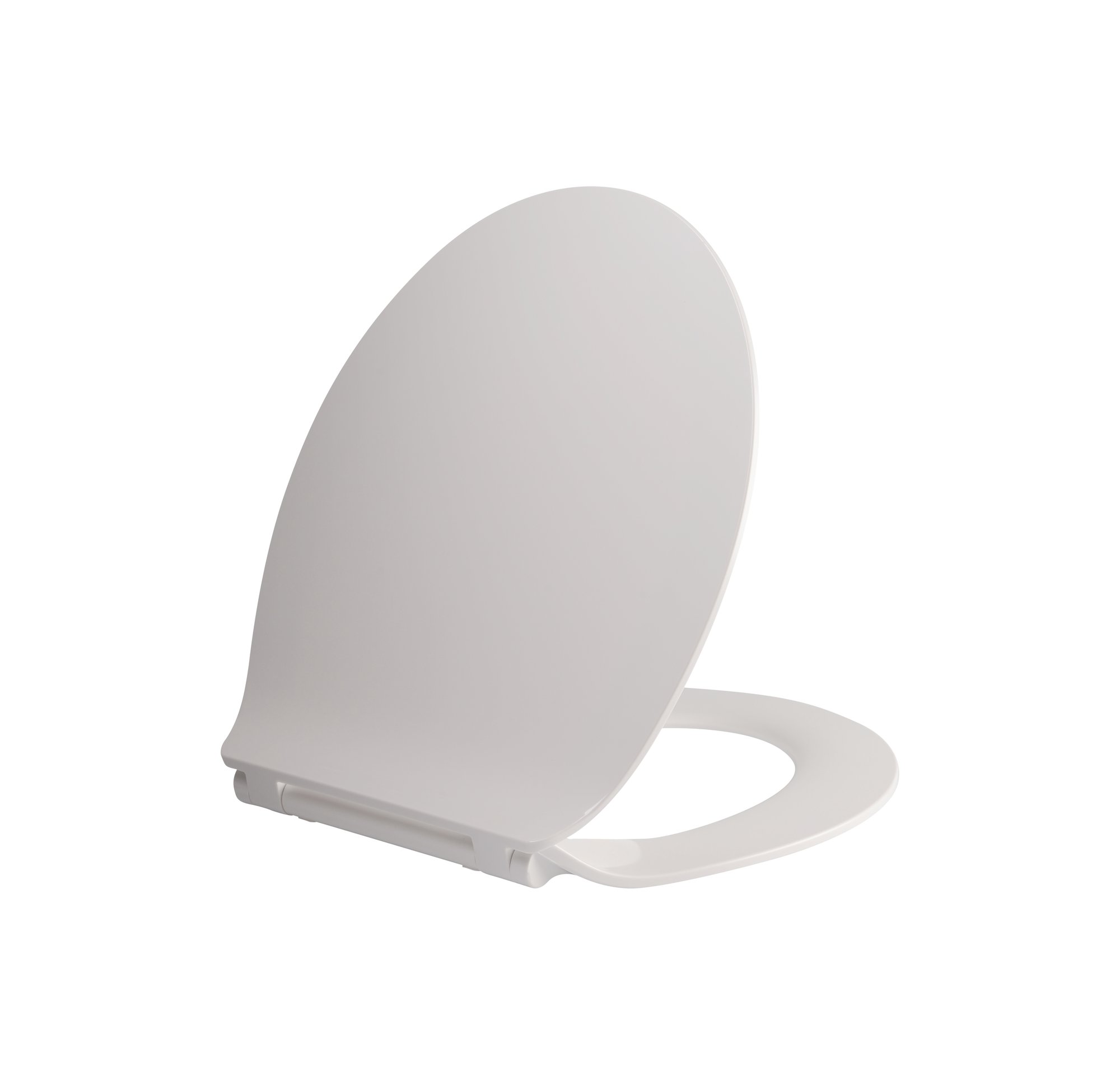 ALONI PREMIUM WC-ZITTING - SLIM DESIGN - SOFT CLOSE - QUICK RELEASE - TOPFIX - DUROPLAST - RVS SCHARNIEREN - GLANZEND WIT (0400)