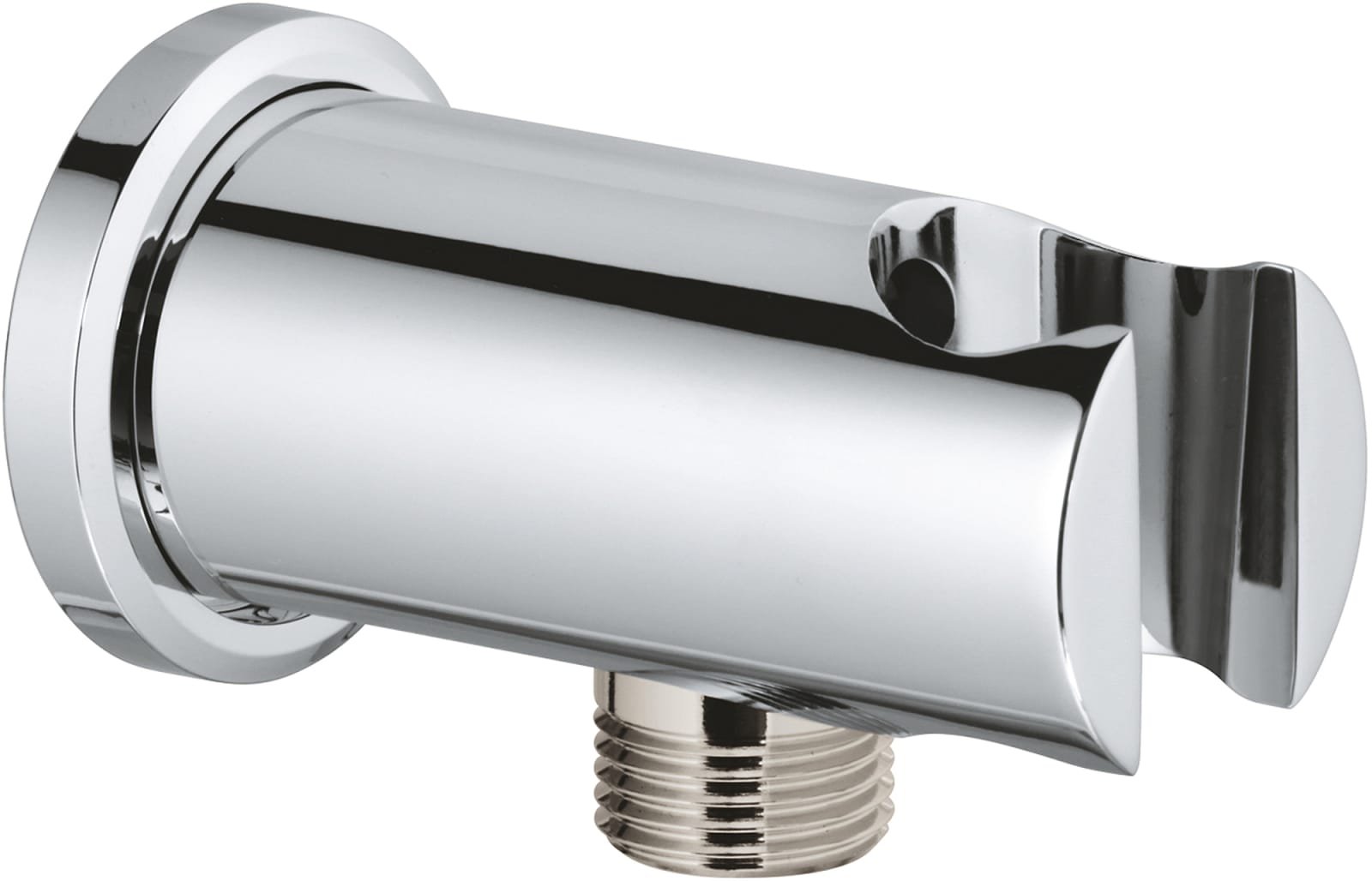 Grohe Rainshower Wandaansluitbocht 1/2" rond, met houder chroom