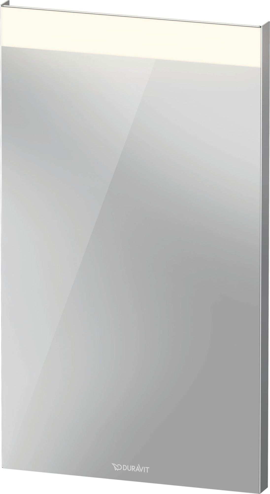 Duravit spiegel met verlichting, LED, lichtrandveld boven, met wandschakeling, wit Mat 400x35x700 mm