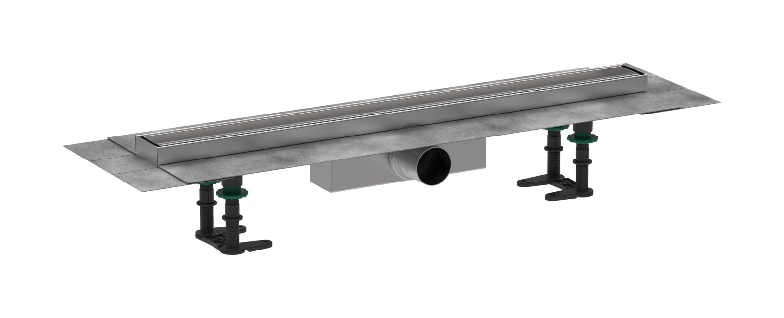 Hansgrohe RainDrain Compact compl.set douchegoot 700 betegelbaar standaard installatie