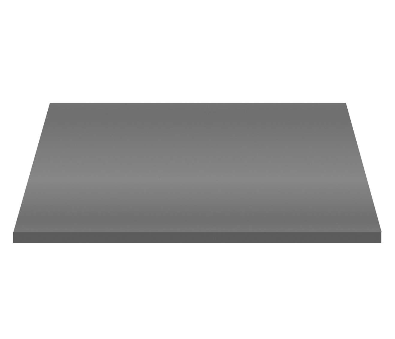 ALONI WASTAFELTABLET MDF (76.4X45.5X2.6 CM) - GLANZEND GRIJS