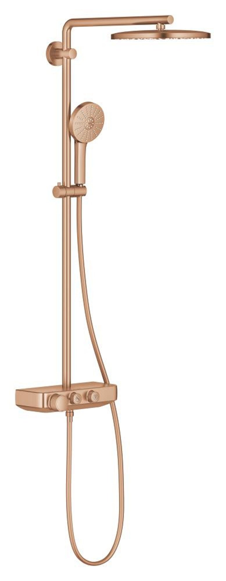 Grohe Euphoria SmartControl 280 Douchesysteem CoolTouch Thermostaat 8.0 L/min Bij 3 Bar Warm Sunset Geborsteld
