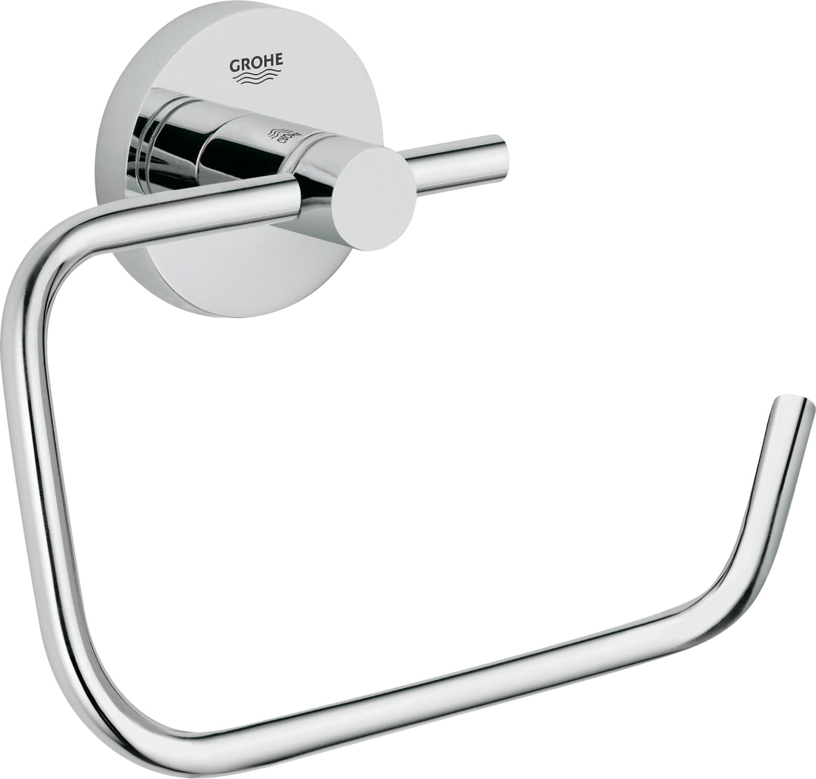 Grohe Essentials, Toiletrolhouder, rond, wand, 1-gats, metaal, chroom