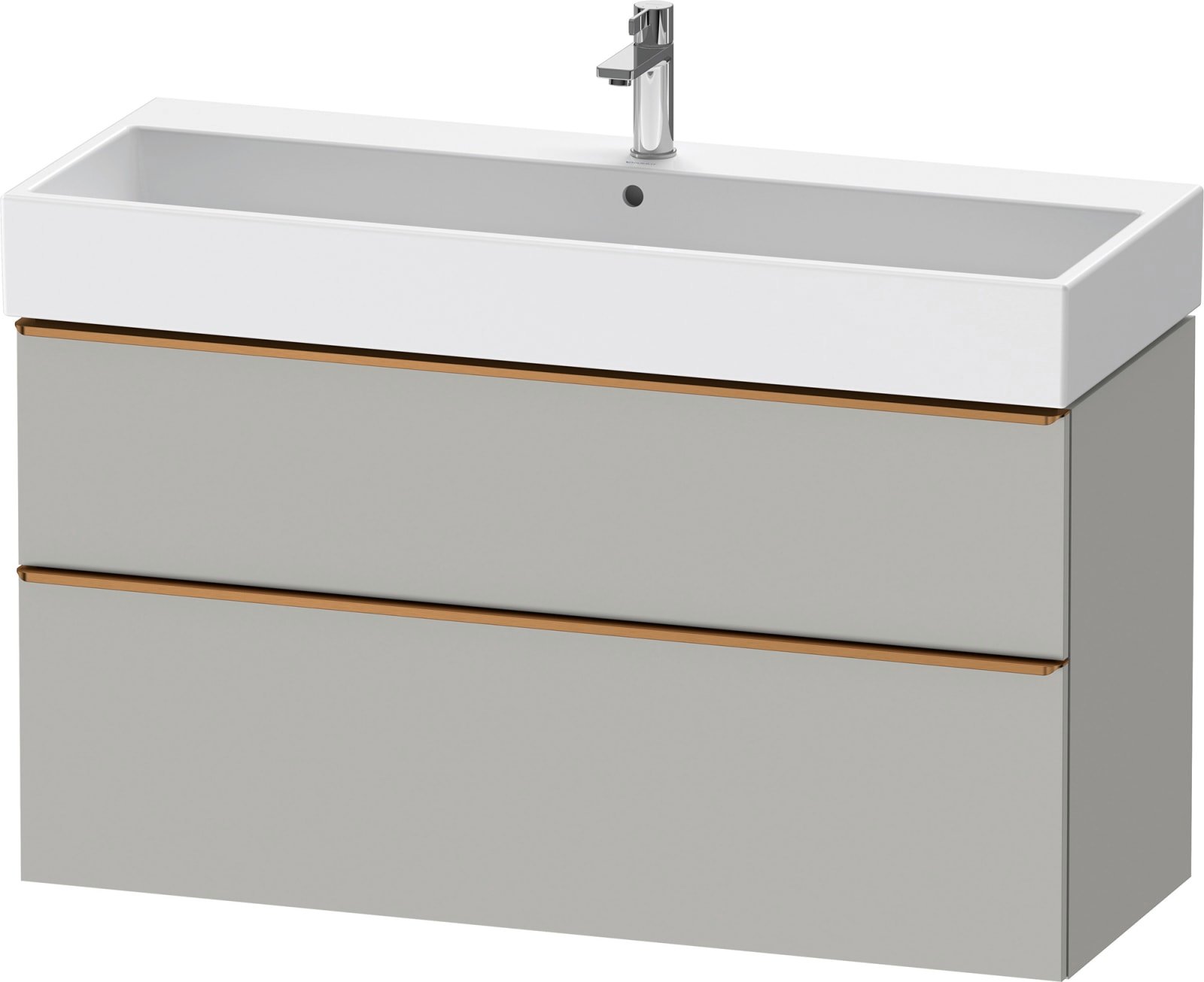 D-Neo Wastafelonderbouw hangend Betongrijs Mat (1200896688)