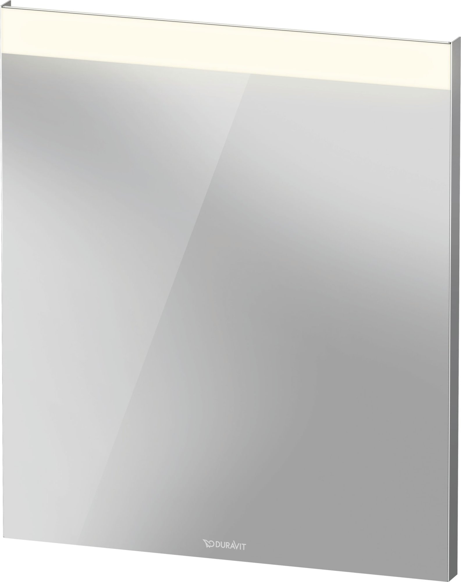 Duravit Licht en spiegels Spiegel, Wit Hoogglans, lichtzone, vierkant, sensorschakelaar, dimfunctie: geïntegreerd, spiegelverwarming (1201044879)