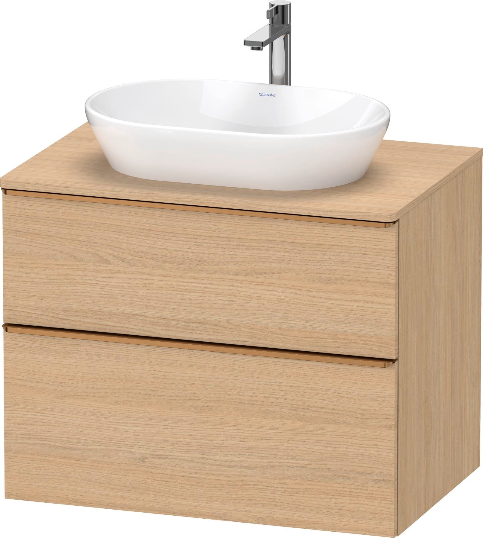 D-Neo Console wastafelonderbouw hangend Natuur eiken Mat (1200894818)