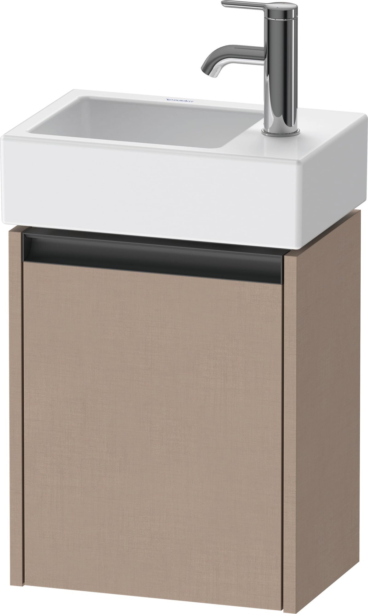 Duravit Ketho.2 Wastafelonderbouw hangend, Linnen Mat, rechthoekig, aantal deuren: 1 – K25071R75750000