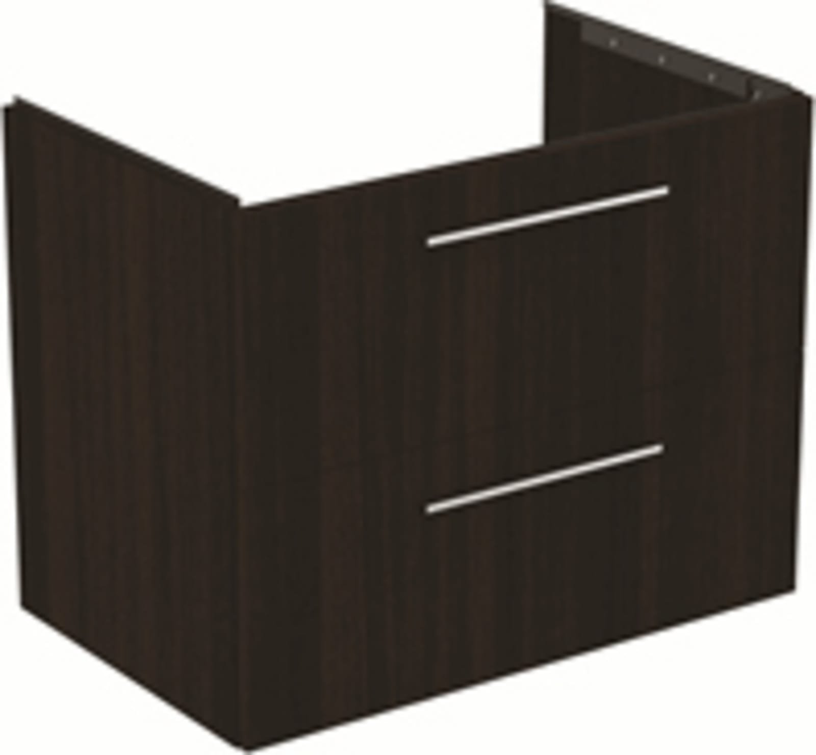 i.life b wastafelmeubel 800x505x630mm met 2 laden coffee donker eiken