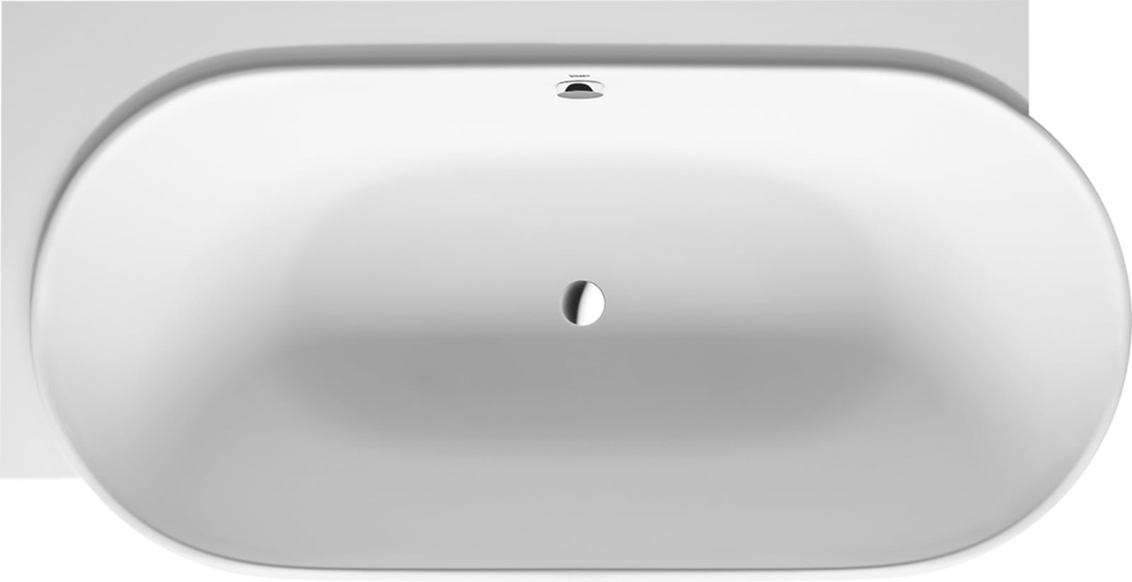 Duravit DuraSolid / Luv, Ligbad, hoek links, naadloze omanteling en frame, 1850 x 950mm, wit