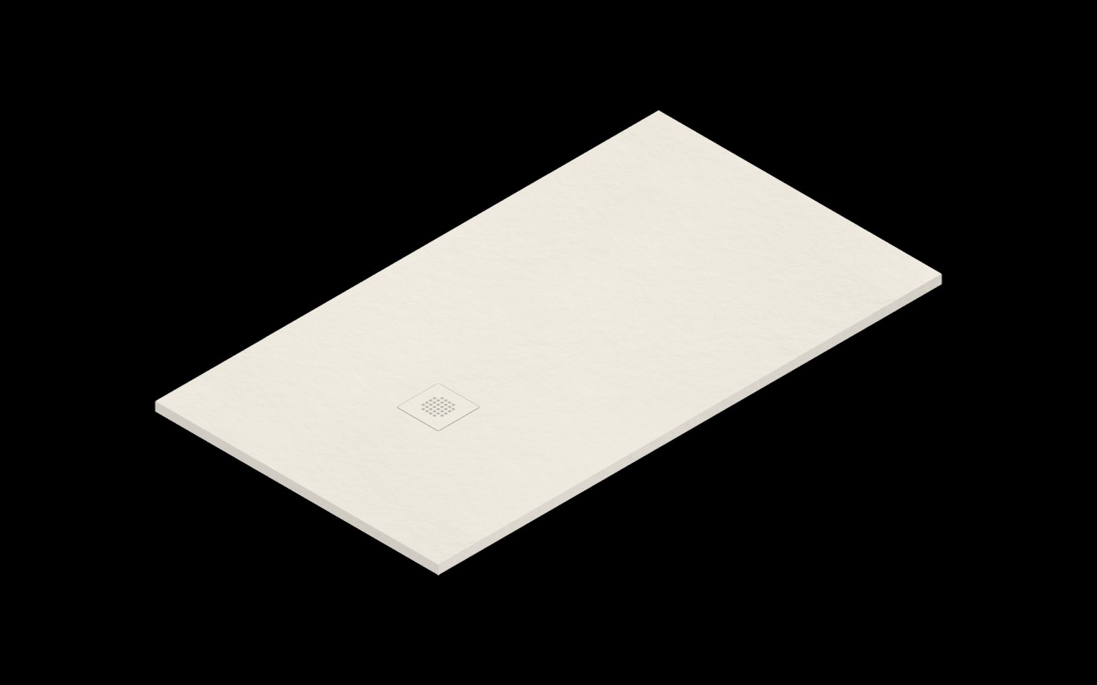 Catalano H3 Solid surface DOUCHEBAK 160X90 Satin Lino