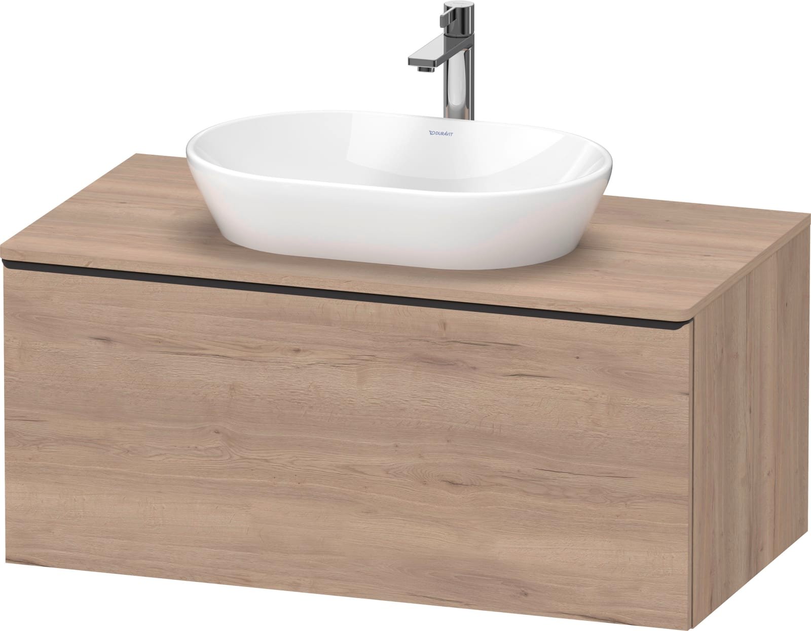 D-Neo Console wastafelonderbouw hangend Gemarmerd eikenhout Mat (1200897282)