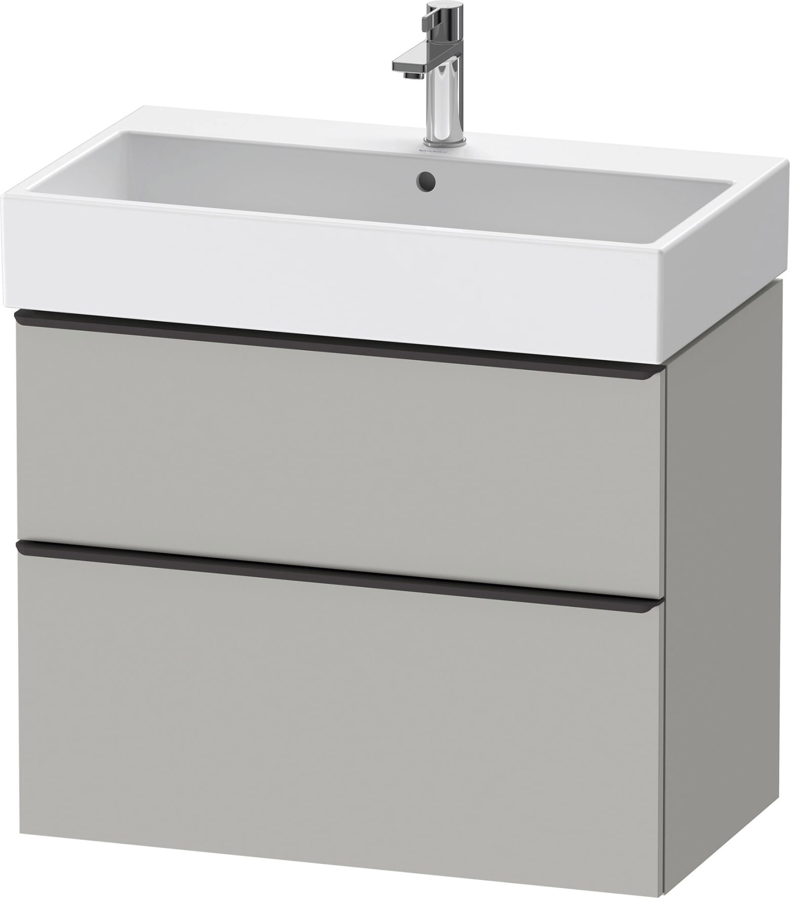 D-Neo Wastafelonderbouw hangend Betongrijs Mat (1200896853)