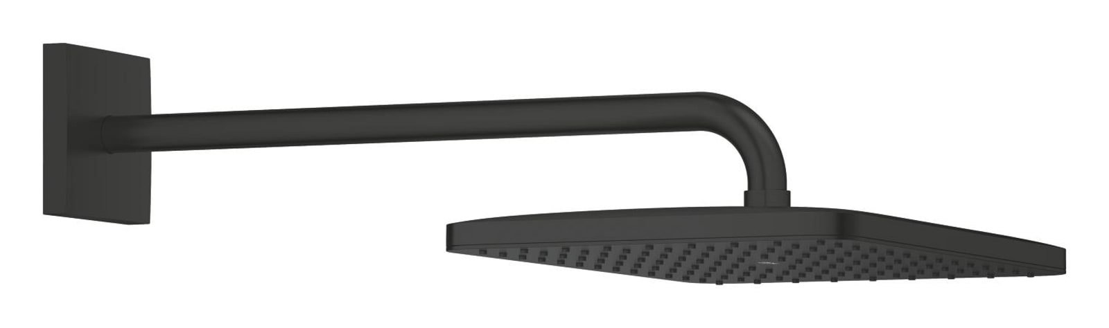 Grohe Euphoria 350x230 Wand Hoofddoucheset 422mm 8.0 L/min Bij 3 Bar Matte Black