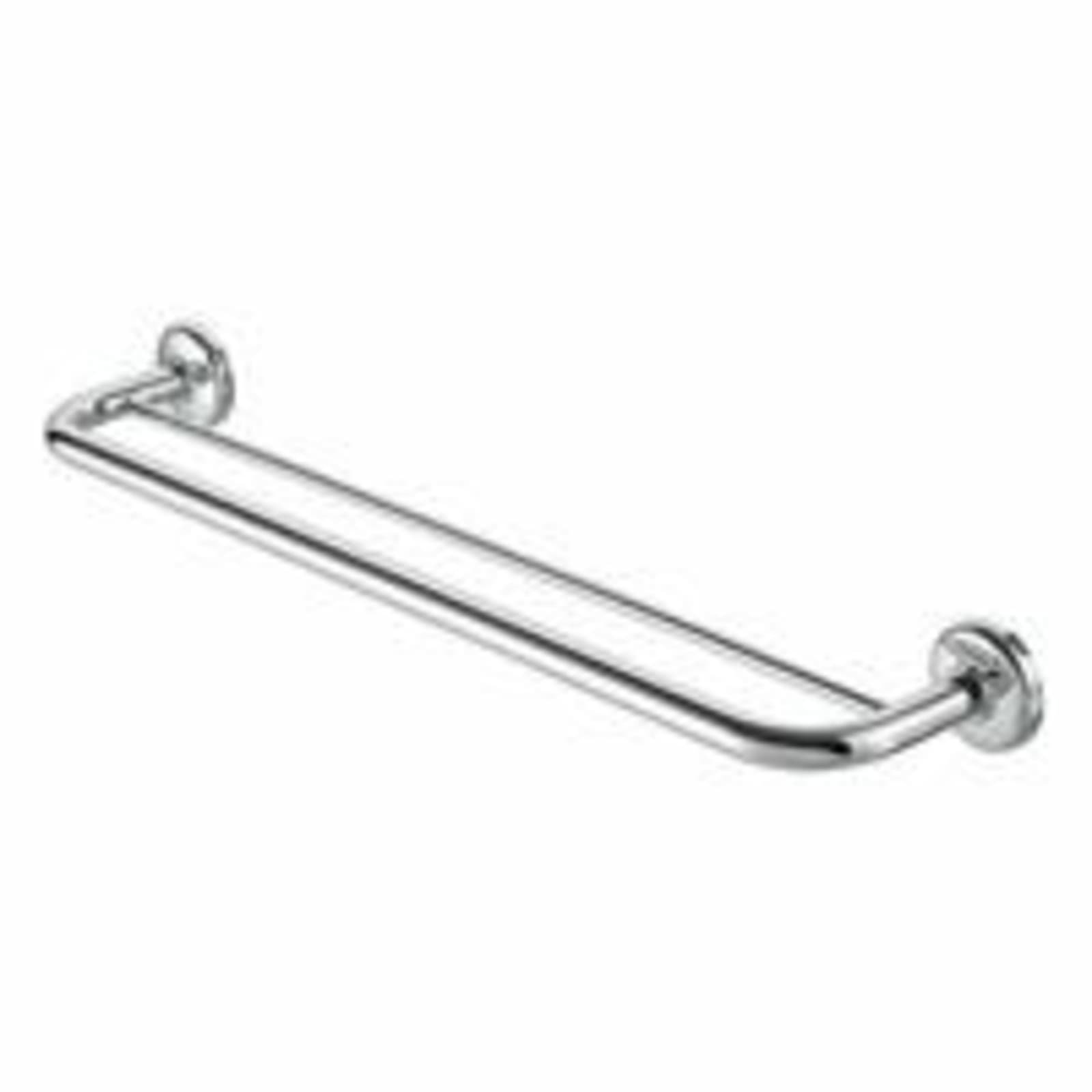 Geesa Hotel handdoekhouder, ring rond, rvs, 2 stangen, ronde rozet, hxdxl 60x123x640mm, kleur chroom