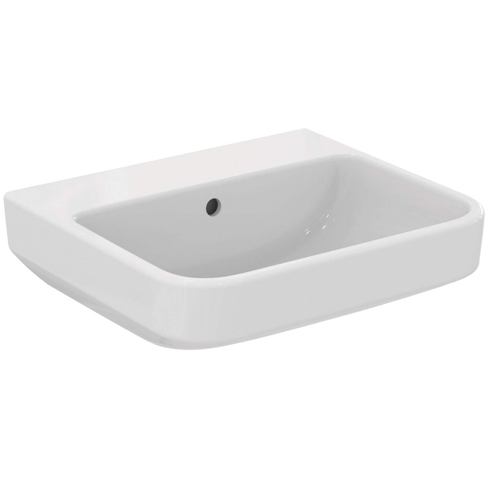 I.LIFE B | WASTAFEL 500X440X180 MM GL WIT, ZONDER KRAANG, MET OL | SG