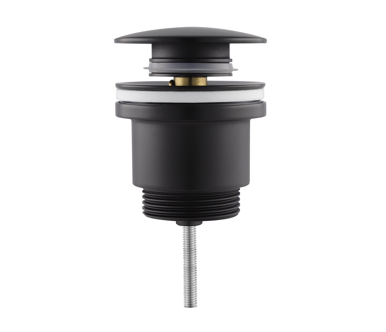 ALONI CLICKWASTE PUSH-UP 5/4 OVERLOOP - MAT ZWART