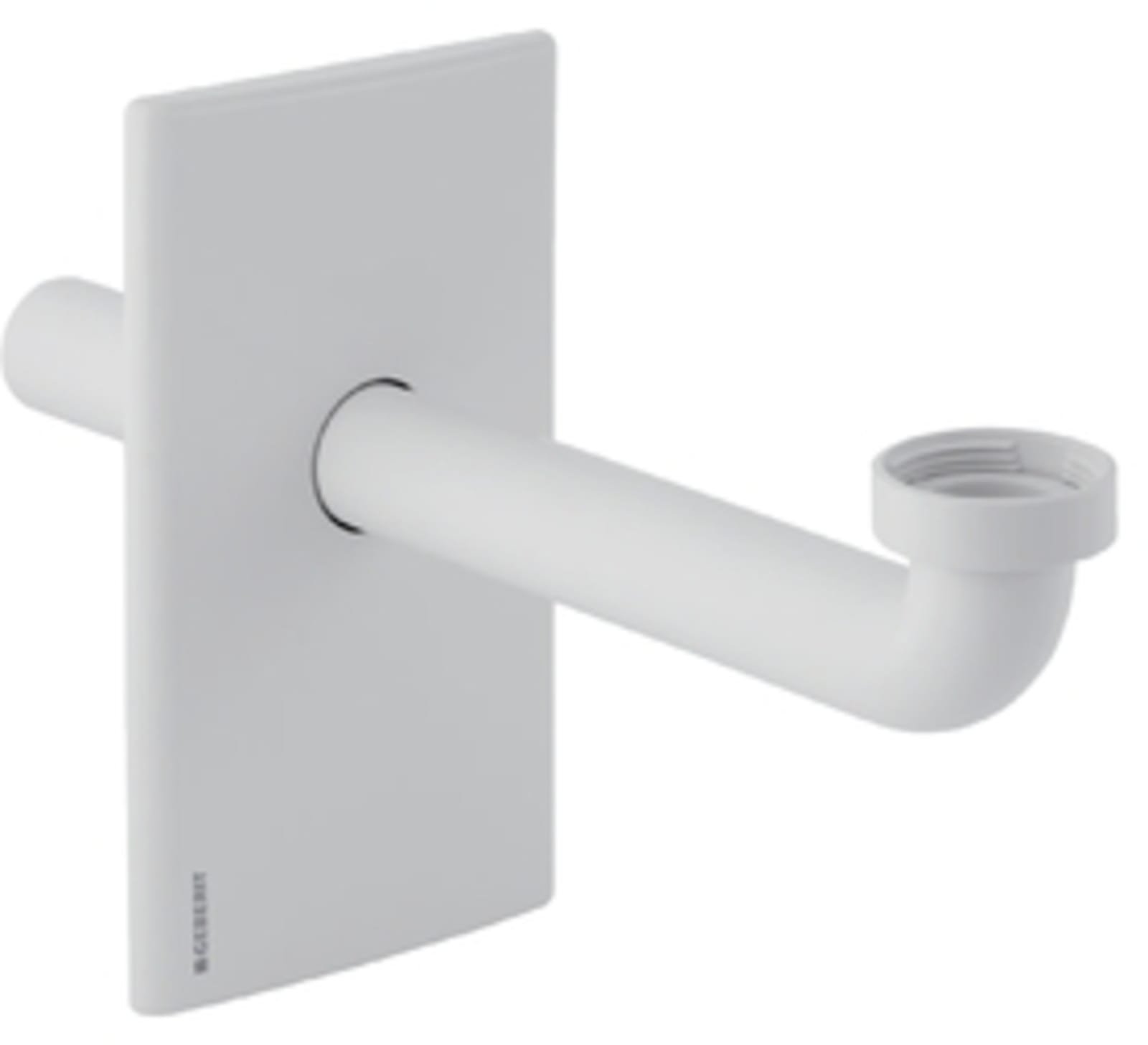 Geberit afbouwset voor wastafel met inbouwsifon, alpien wit