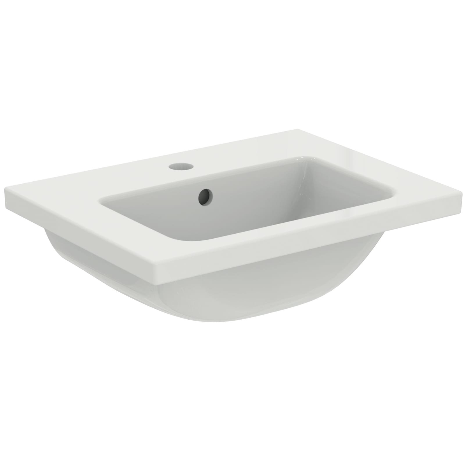 I.LIFE S | VANITY WASTAFEL 510X385X180 MM GL WIT, 1 KG, MET OL | IP