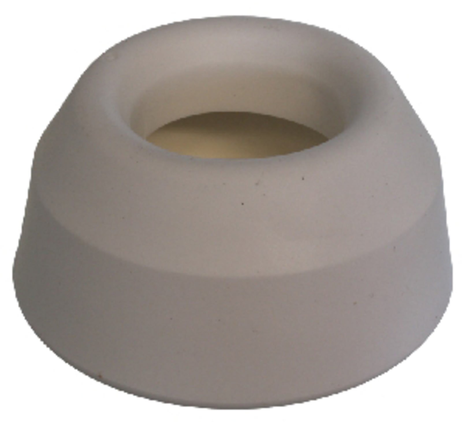 De Beer closetsok 66W voor spoelpijp 38-44mm. Uitwendig manchet. Voor laaghangend reservoir. Wit.