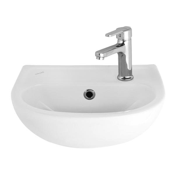 KERAMISCHE FONTEIN WIT MET KRAANGAT 29X35CM