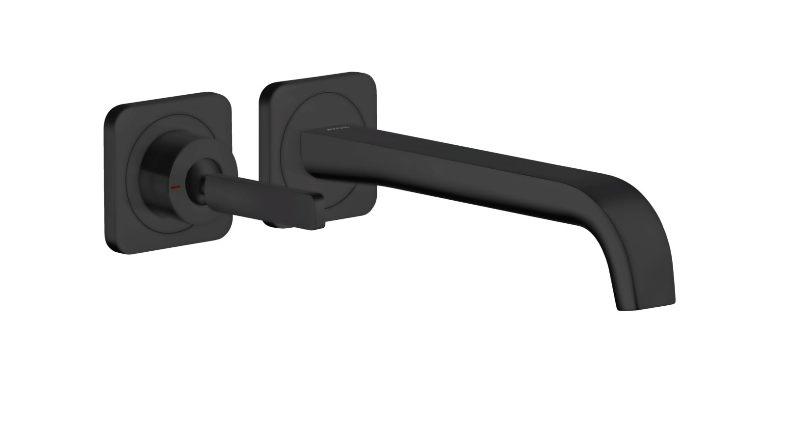 Hansgrohe Axor Citterio E wastafelkraan inbouw korte uitloop, mat zwart