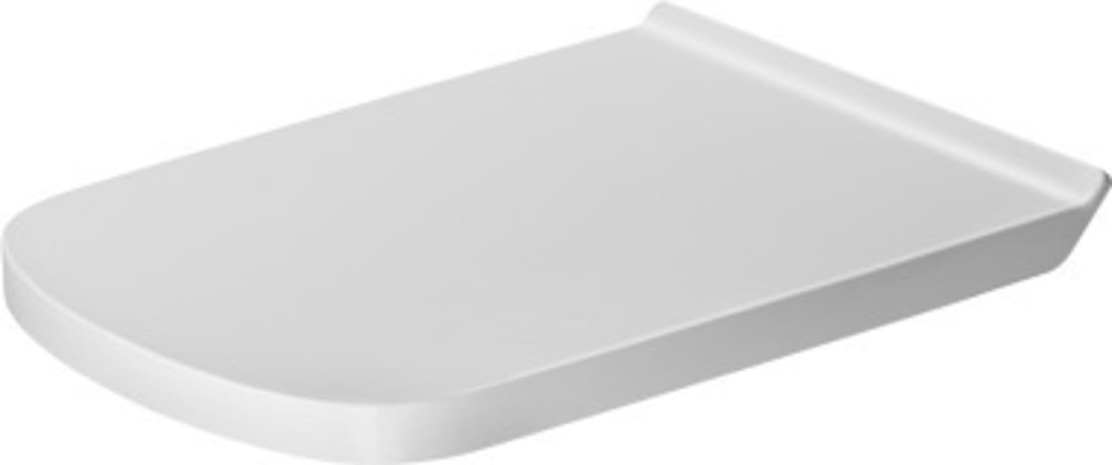 Duravit wc-zitting Vital zonder soft close verlengde uitvoering doorlopende scharnieren, hoekbuffers voor laterale stabiliteit wit