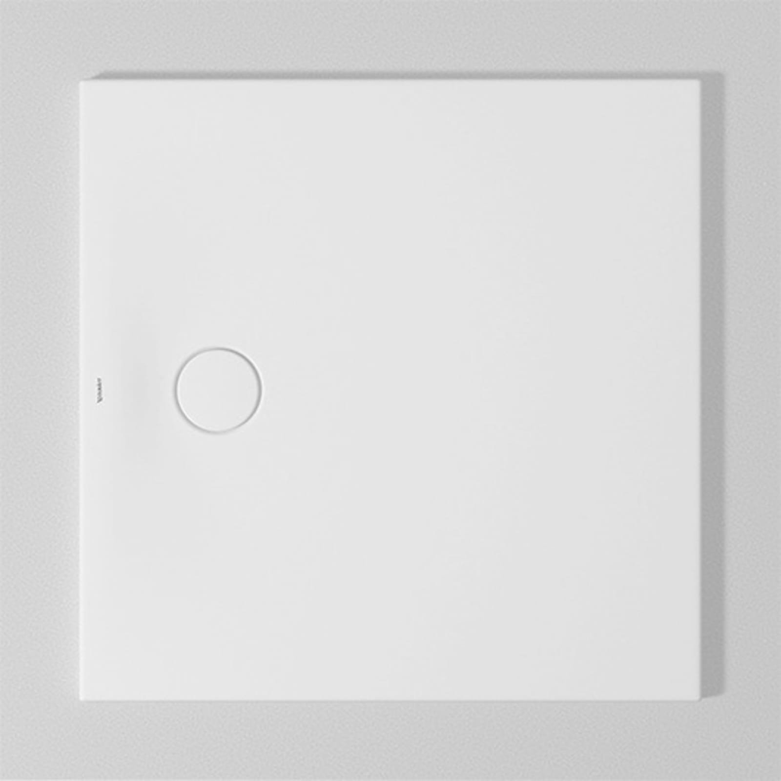 Duravit Tempano Douchebak  900x900 mm Wit, vloergelijk, Halfinbouw, Opstaand, materiaal: Sanitair acryl, vierkant – 720188000000001
