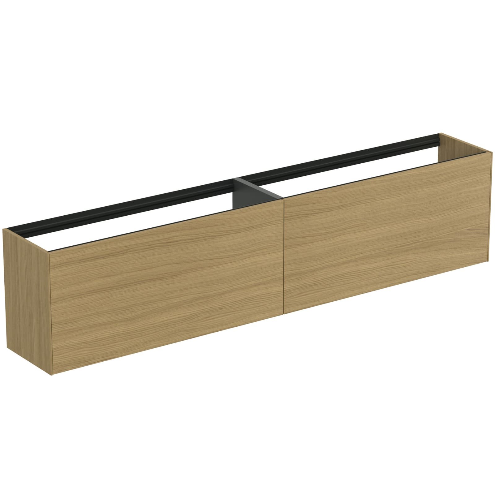 CONCA | WASTAFELMEUBEL 2385X373X540 MM LICHT EIKEN, 4 LADEN