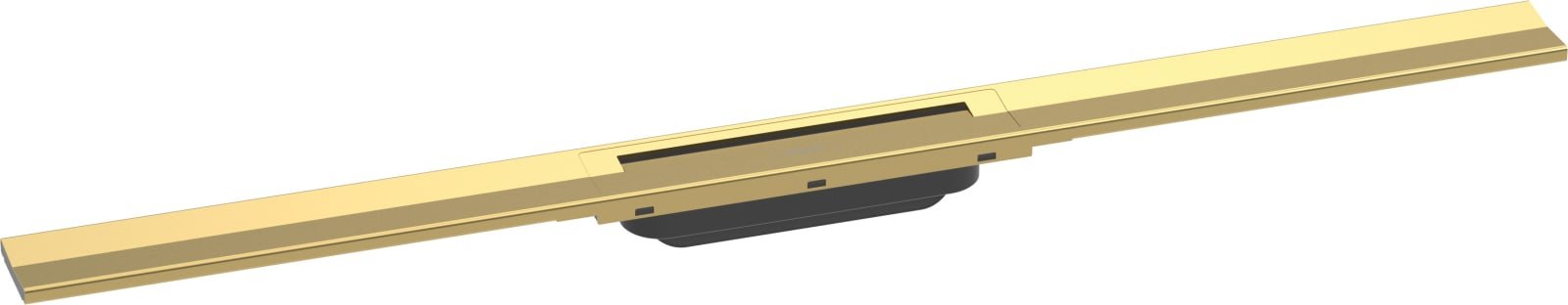 Hansgrohe RainDrain Flex rechte douchegoot 900 inkortbaar Polished Gold Optic