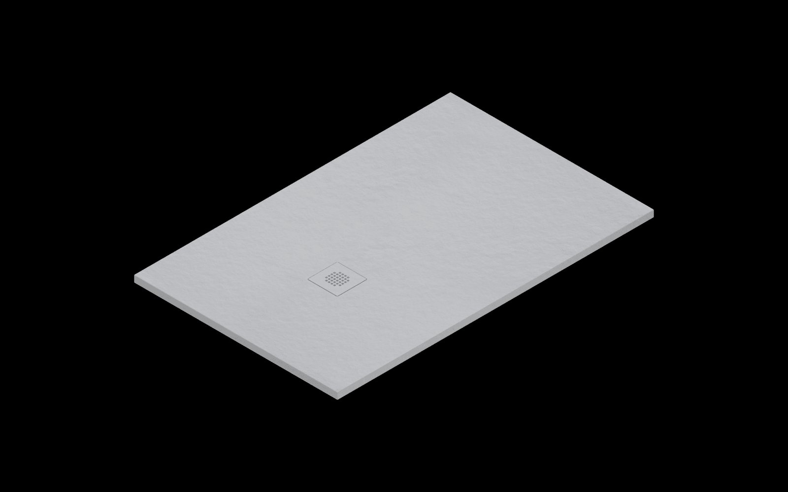 Catalano H3 Solid surface DOUCHEBAK 140X90 Satin Cemento